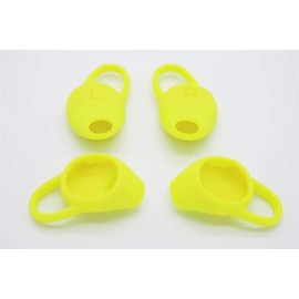 AvimaBasics 4pcs Best Premium Quality Spare Replacement Compatible with Plantronics Backbeat Fit Wireless Earphones, Silicone Earbuds Eartips Ear Gels - Prefect Fit (Yellow)