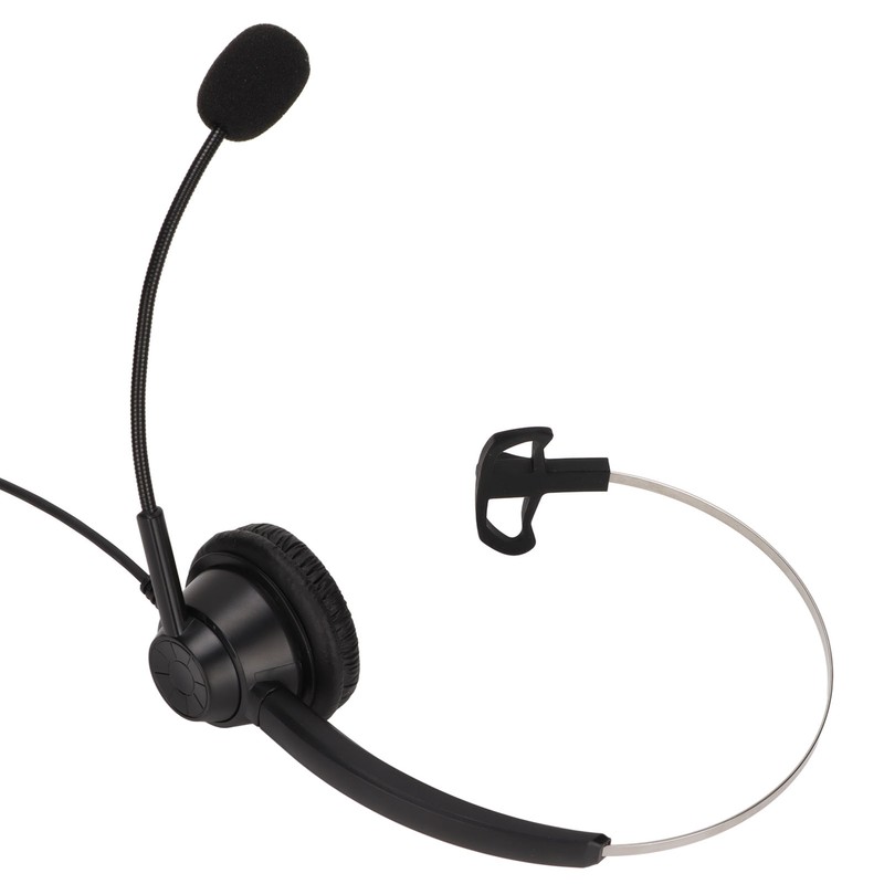 H360‑PC PC Monaural Headset Corded Single Ear Headset with 3