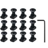 12pcs M5 T-Nut Screw Replacement Sets,Compatible with Rail Mount, Mlok