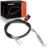 A-Premium Rear Driver Side Parking Brake Cable Assembly Compatible with