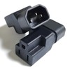 2 Pack IEC320 C14 Male to Nema 5-15R PDU USA