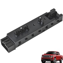 TJHSM Driver Side Black Mechanical Push Button Manual Adjustment Seat Switch Replacement for 2006-2015 Explorer, 2009-2014 F150, 6L2T14B709FCW, 9L3T-14B709-FAW