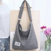 ZZPLN Women's Canvas Crossbody Bag Casual Hobo Bag Shoulder Bag