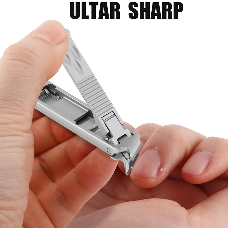 ArborGlow Ultra Sharp Nail Clippers - Stainless Steel Fingernail &