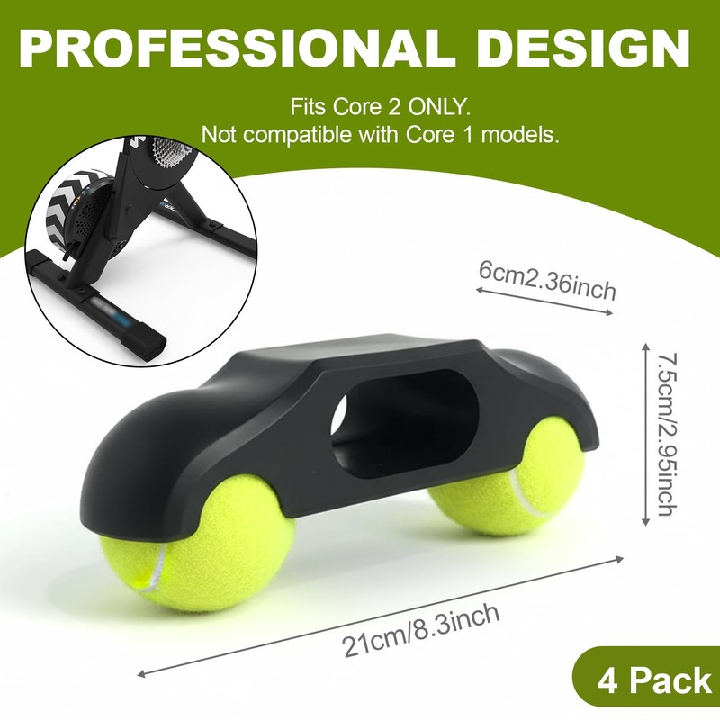 4 Pack Tennis Ball Feets for Wahoo KICKR CORE 2
