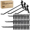 Patioer 36 Pack Slatwall Hooks Assortment, 4/6/8 Inch Heavy Duty