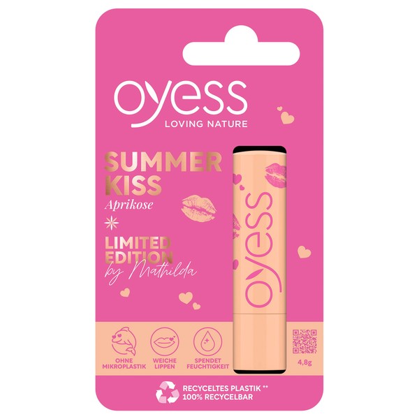 OYESS loving nature Lip Care Summer Kiss Apricot Influencer Edition