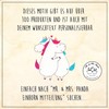 Parent-New Mr. & Mrs. Panda Cosmetic Bag Unicorn Message, Red