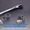 Dunnet Tools 15" 3/8" Drive Knuckle/Power/Breaker Bar Chrome Vanadium Steel