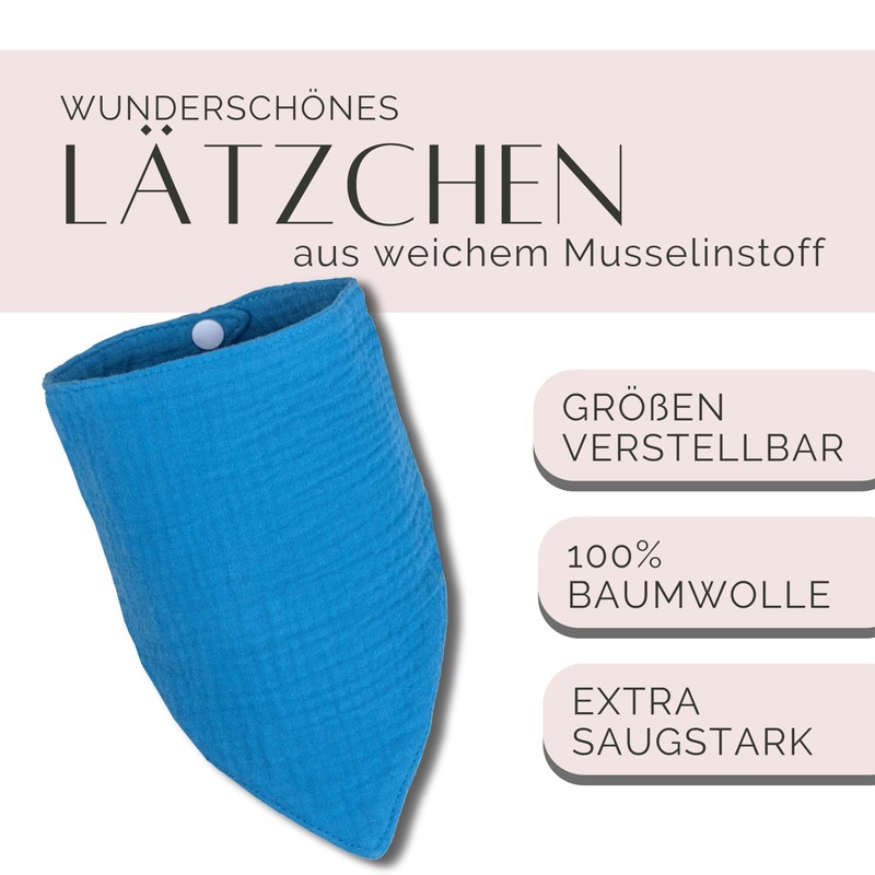 LILEJO Gift for a Birth - Neckerchief and Grasping Toy