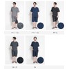 Men’s Jinbei Shirt and Shorts Set, Summer, Henley Neckline, Cotton-Linen,