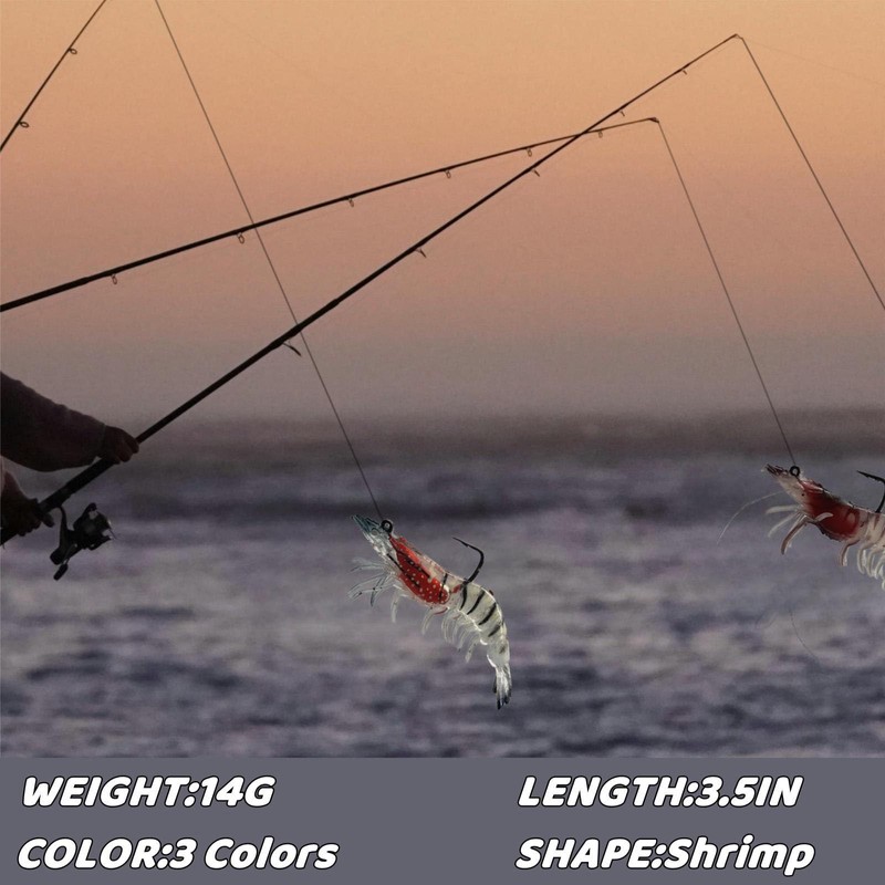 Bestac Fishing Lures Set for Freshwater and Saltwater,Soft Plastic Swimbaits