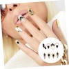 Outanaya Zircon Nail Art Charms 8-Piece Set Flat Back Decorations