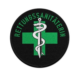 Copytec Patch Paramedic Black Velcro Paramedic Police #33137