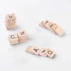 100 PCS Wood Letter Tiles Wooden Tiles
