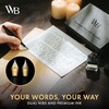 Wordsworth & Black Fountain Pen Set,18K Gilded Medium and Extra