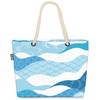 VOID Japan Waves Sea Pattern Beach Bag Shopper 58 x