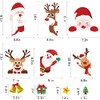 Christmas Window Stickers,pcs Christmas Snowflake Window Stickers,Reusable Static Window Clings,Xmas