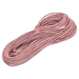 MECCANIXITY Elastic Cord Stretchy String 2mm 49 Yards Pure Pink for Crafts, Jewelry Making, Bracelets, Necklaces, Beading