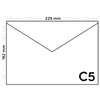 Netuno Pack of 25 Transparent Envelopes DIN C5 162 x
