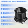 HVAC Heater Blower Motor and Resistor Fan Assembly Compatible with