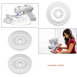 eMagTech 4PCS Sewing Machine Spool Pin Caps Compatible with Singer 1482 1485 1486 1488 1490 9000 Series 9005 9008 9010 9015 9018 9020 5805 5806 5808 5810 5812