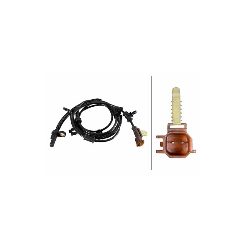 HELLA 6PU 358 219-081 Sensor Wheel Speed 2-Pin Cable 2025