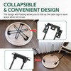 MYFULLY 4Pcs Folding Hairpin Table Legs | 16.5 Inch Hairpin