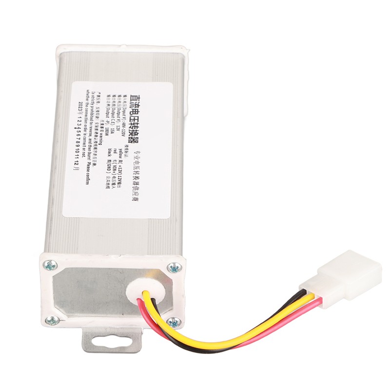 DC 48V‑ To 12V/15A /180W Converter Adapter for Electric Scooter