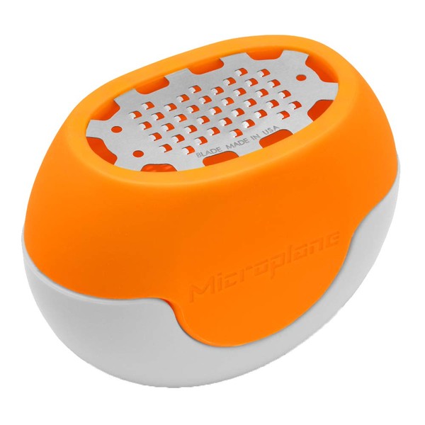 Microplane 34830 FlexiZesti Zester Tool Stainless Steel/Orange, 7 x 3.8