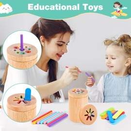 SUNtoys Wooden Learning Colour Sorting (Acrylic)