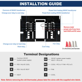 ELECTECK Non-Programmable Digital Thermostat for Home, up to 1 Heat/1 Cool with Large LCD Display, Compatible with Single Stage Electrical and Gas/Oil System, Black