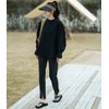 Teddy Rashguard 032 Women's Long Sleeve Rash Guard, Slit Leggings,