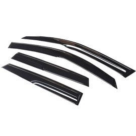 LABLT Side Window Visor Vent Rain Guard Deflector Replacement for Mazda 3 Hatchback 2004 2005 2006 2007 2008 2009