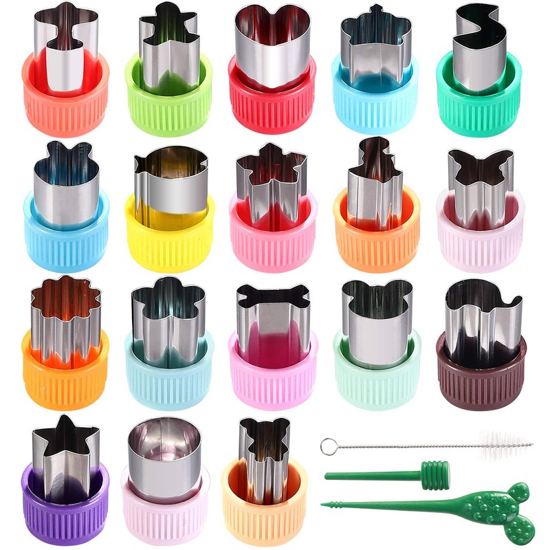 Vegetable Cutter Shapes Set Mini Sizes Cookie Cutters Set Fruit