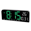 Digital Alarm Clock Large LED Display Desk Wall Clock with