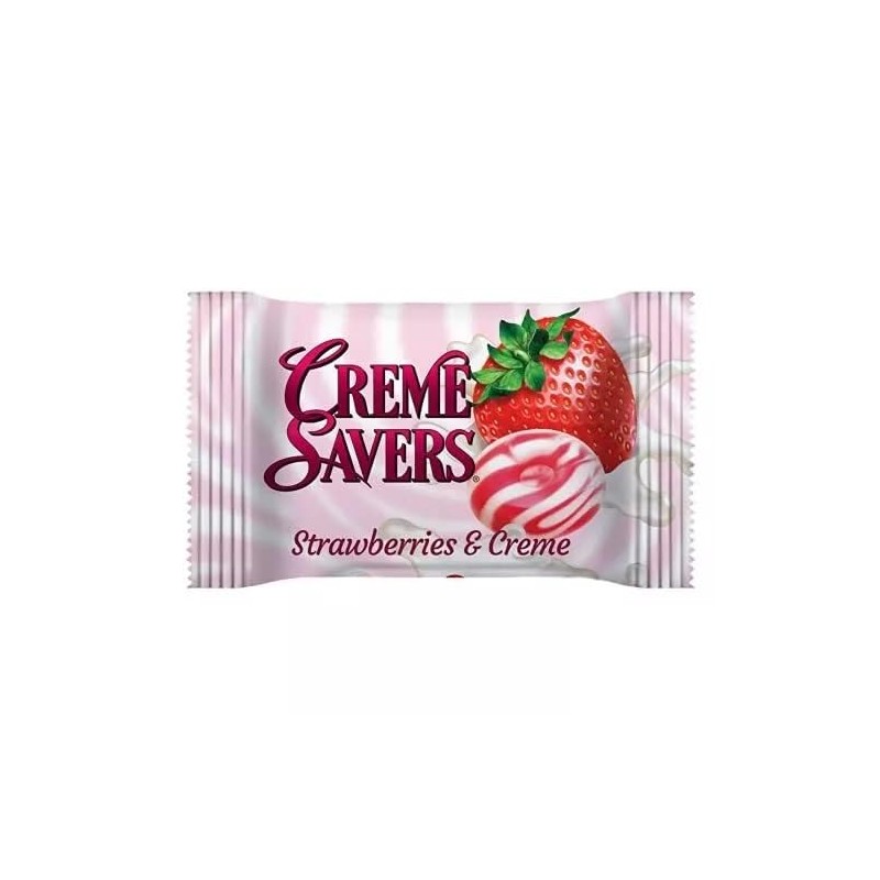 Cream Savers Strawberries & Cream, 6.25 Ounce Bag (Pack of