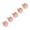 5pcs Professional Watch Crown Steel Wrist Watch Parts Watchmaker Repairing
