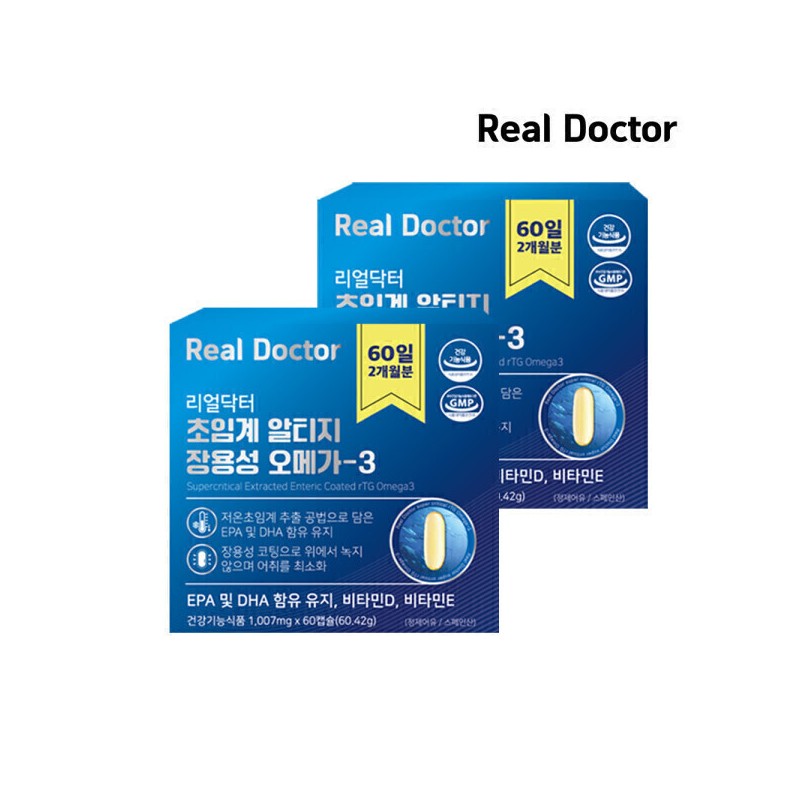 formulaReal Doctor Supercritical Altige enteric-coated Omega 3 60 capsules (2