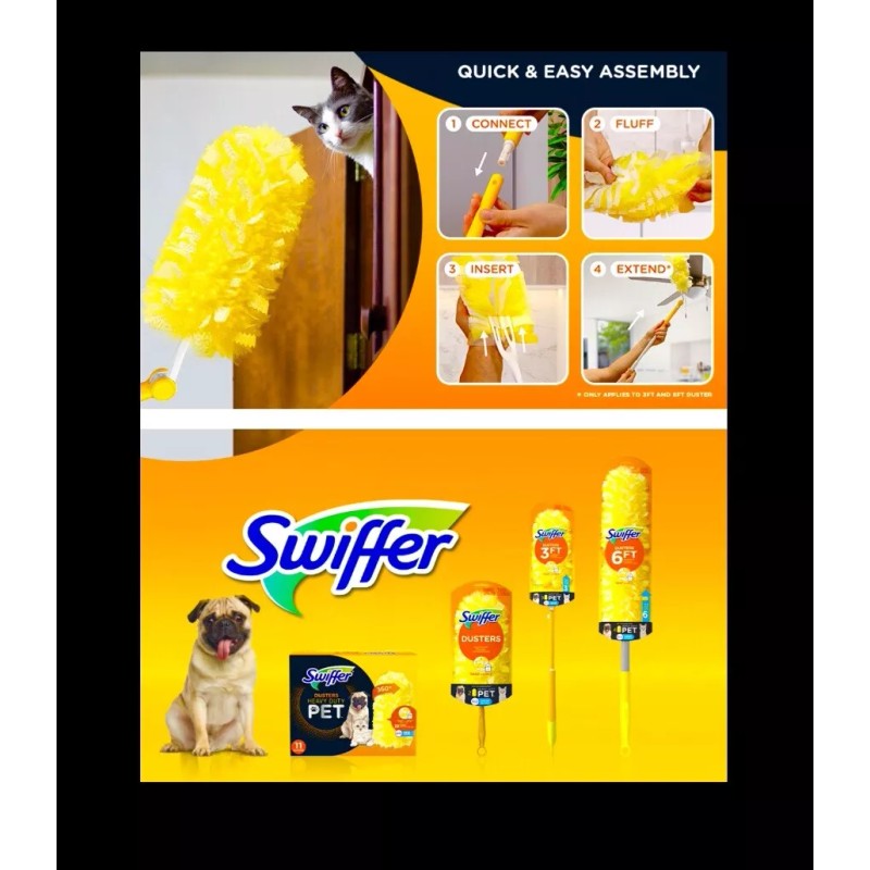 Swiffer 11ct Swiffer 360° Dusters Heavy Duty Pet Dusters Refills