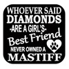 Mastiff Diamonds TP 472 Sticker 6" Decal rescue dog english
