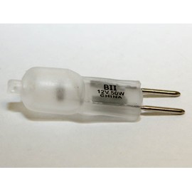 Bulbrite Q50GY6F/12 12-Volt Halogen JC Type Low Voltage Frosted GY6 Bulb, 50-Watt