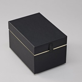 Semikolon 373061 Premium Storage Box One Line Edition - Gift Box High 18 x 26 x 16 cm - Black