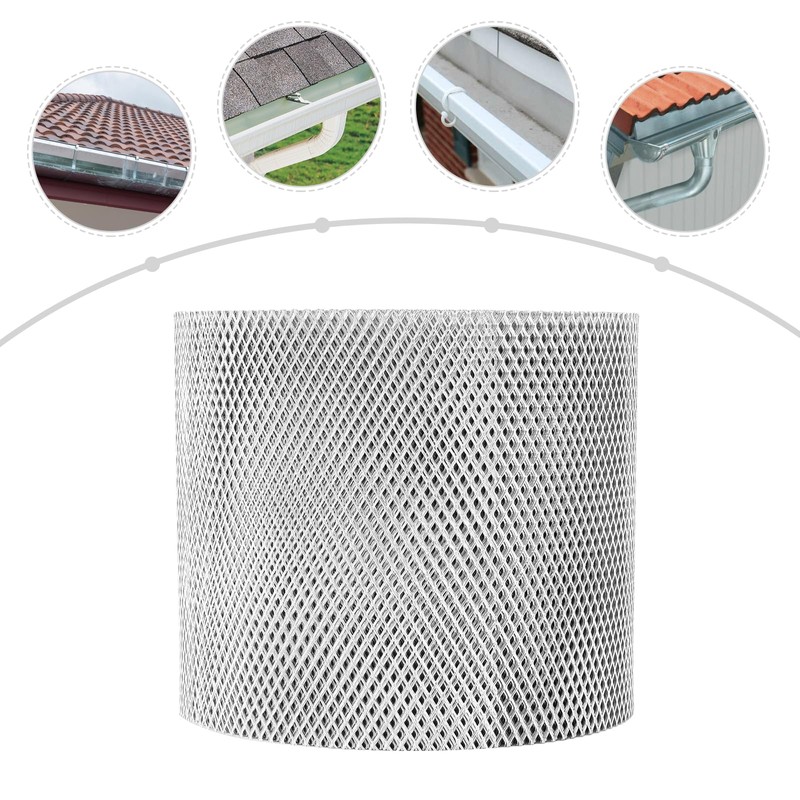 VPABES Gutter Guard Mesh Roll, 6 Inch x 100 Feet