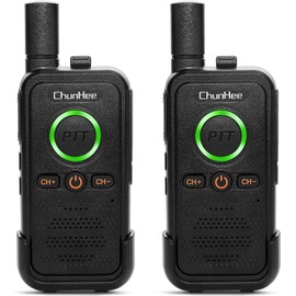 ChunHee Wireless Intercom System for Home Caregiver Pager Intercom for Elderly with Emergency SOS Alarm, 3300ft Range Intercoms Wireless for Business Office Room to Room Communication-2 Pack
