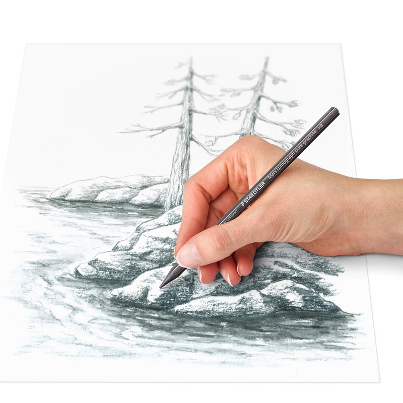 Staedtler Hexagonal Pencils, High Quality Made in Germany, Black