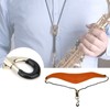 Saxophone Strap Plus Cotton Artificial Leather Adjustable Shoulder Musical Instrument