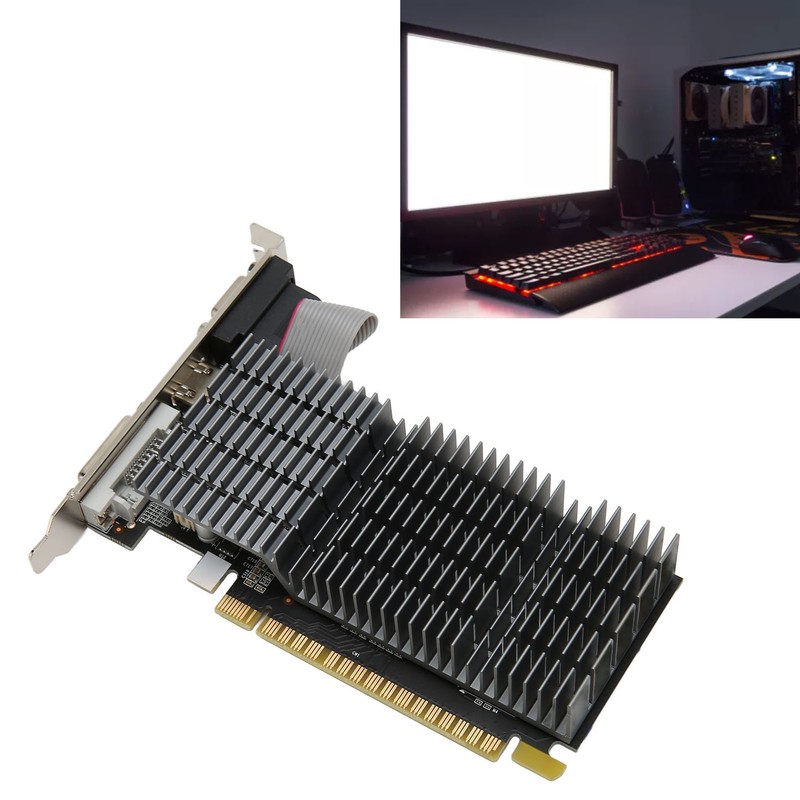GT710 4G GDDR3 Graphics Card Support DVI VGA HD Multimedia