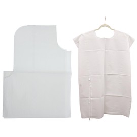 Henry Schein Disposable Exam Gown – Unisex, White, Soft & Comfortable – Medium/Large (30" L x 42" W) – 50 Gowns per Case – Ideal for Medical, Clinic, or Personal Use