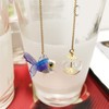 DAMLENG Pendientes colgantes de resina acrílica, diseño de peces en